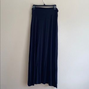 Merona Black Long Skirt